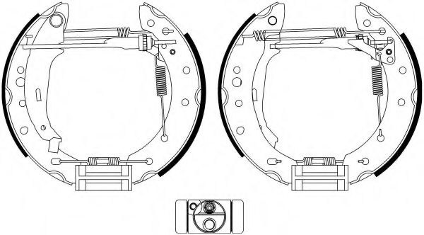 Imagine Set saboti frana HELLA 8DB 355 022-901