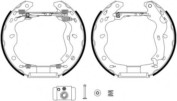 Imagine Set saboti frana HELLA 8DB 355 022-941