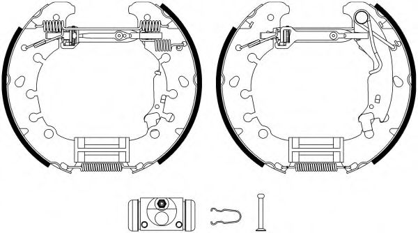 Imagine Set saboti frana HELLA 8DB 355 022-971