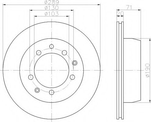 Imagine Disc frana HELLA 8DD 355 100-441