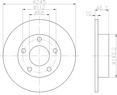 Imagine Disc frana HELLA 8DD 355 101-381