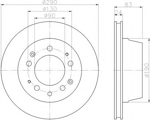 Imagine Disc frana HELLA 8DD 355 101-531