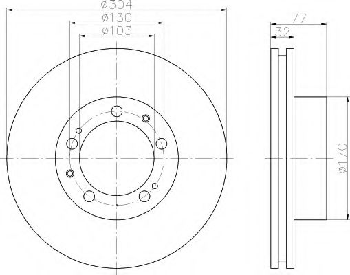 Imagine Disc frana HELLA 8DD 355 101-551