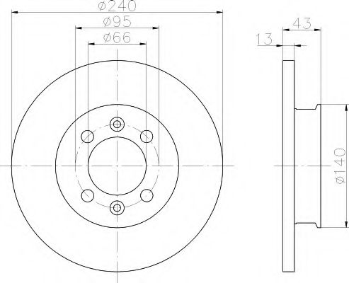 Imagine Disc frana HELLA 8DD 355 101-891