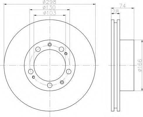 Imagine Disc frana HELLA 8DD 355 102-311