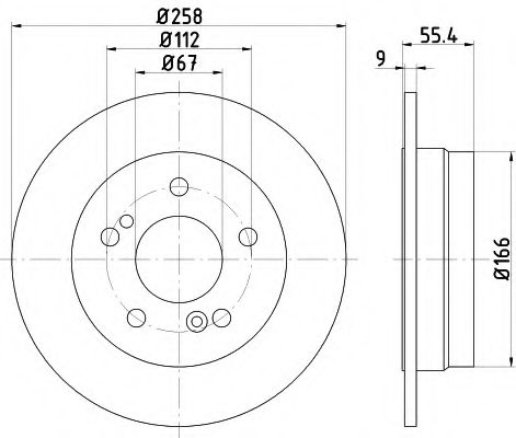 Imagine Disc frana HELLA 8DD 355 102-981