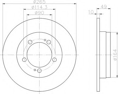 Imagine Disc frana HELLA 8DD 355 103-321