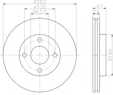 Imagine Disc frana HELLA 8DD 355 103-371