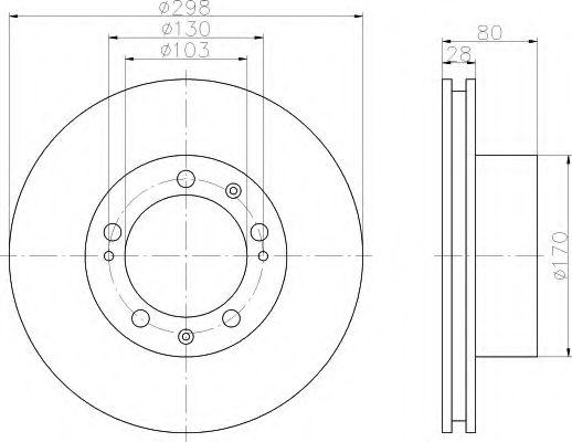 Imagine Disc frana HELLA 8DD 355 103-461