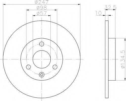 Imagine Disc frana HELLA 8DD 355 103-771