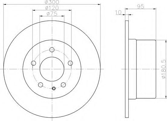 Imagine Disc frana HELLA 8DD 355 103-791