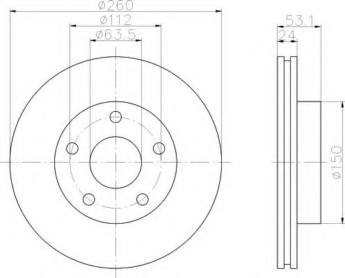 Imagine Disc frana HELLA 8DD 355 103-801