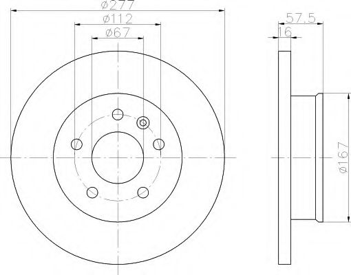 Imagine Disc frana HELLA 8DD 355 103-811