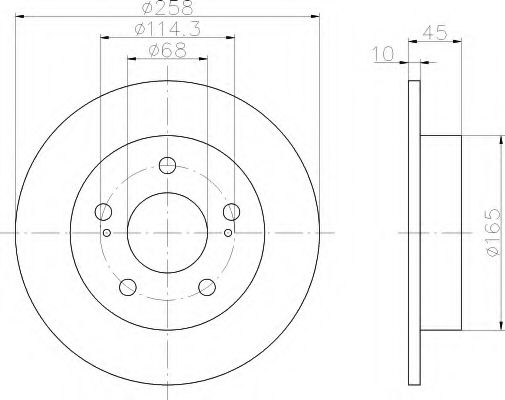 Imagine Disc frana HELLA 8DD 355 104-001