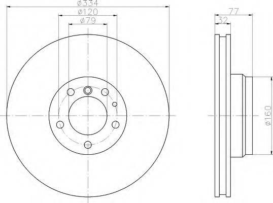 Imagine Disc frana HELLA 8DD 355 104-241