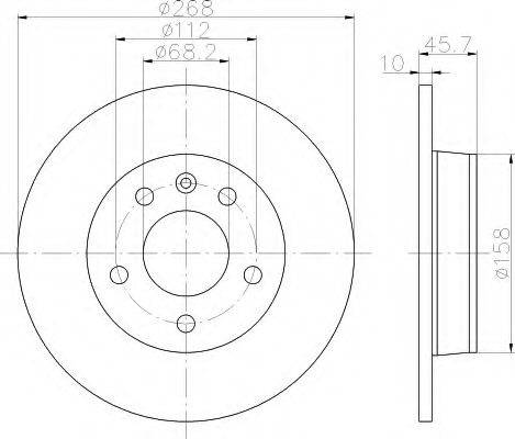 Imagine Disc frana HELLA 8DD 355 104-501