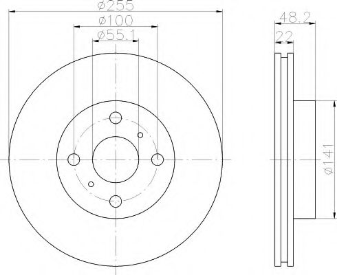 Imagine Disc frana HELLA 8DD 355 104-861