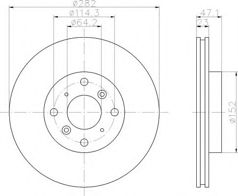 Imagine Disc frana HELLA 8DD 355 104-991