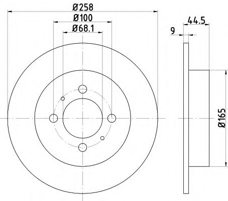 Imagine Disc frana HELLA 8DD 355 105-141