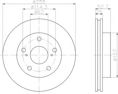 Imagine Disc frana HELLA 8DD 355 105-241