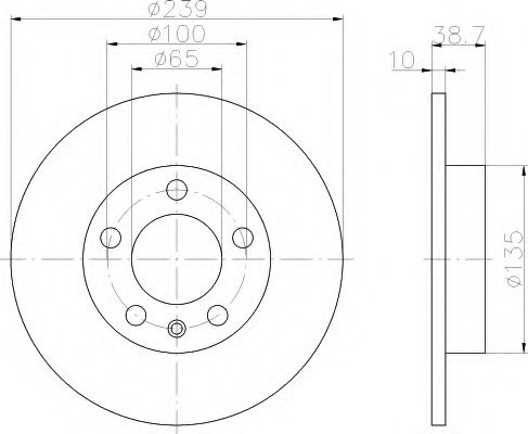 Imagine Disc frana HELLA 8DD 355 105-701