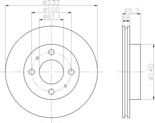 Imagine Disc frana HELLA 8DD 355 105-921