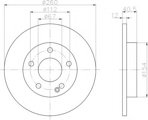 Imagine Disc frana HELLA 8DD 355 105-971