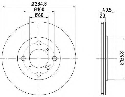 Imagine Disc frana HELLA 8DD 355 106-231