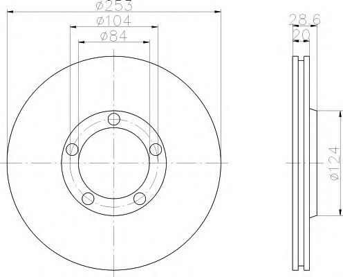 Imagine Disc frana HELLA 8DD 355 106-281