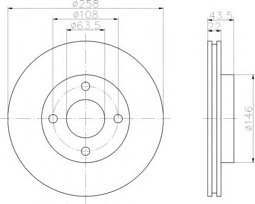 Imagine Disc frana HELLA 8DD 355 106-431