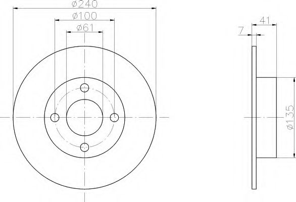 Imagine Disc frana HELLA 8DD 355 106-461