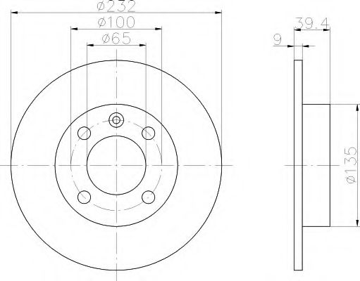 Imagine Disc frana HELLA 8DD 355 106-671