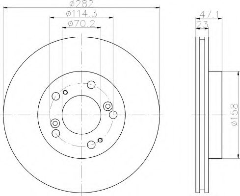 Imagine Disc frana HELLA 8DD 355 107-131