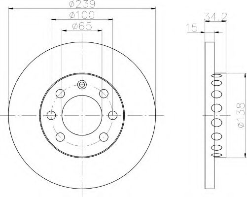 Imagine Disc frana HELLA 8DD 355 107-581