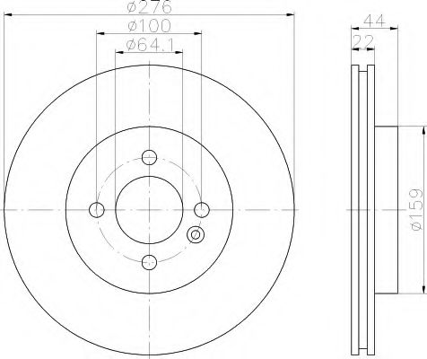 Imagine Disc frana HELLA 8DD 355 107-791