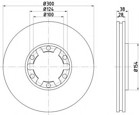 Imagine Disc frana HELLA 8DD 355 108-021