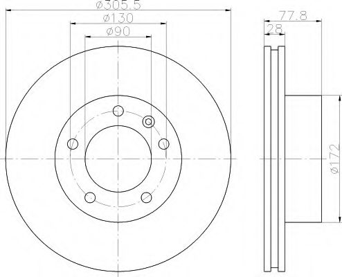 Imagine Disc frana HELLA 8DD 355 108-921