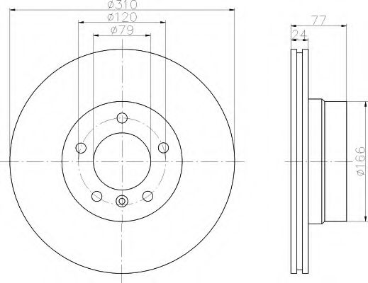 Imagine Disc frana HELLA 8DD 355 109-891