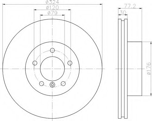 Imagine Disc frana HELLA 8DD 355 109-911