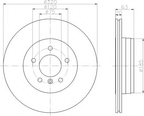 Imagine Disc frana HELLA 8DD 355 109-931