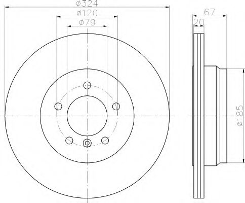 Imagine Disc frana HELLA 8DD 355 110-021