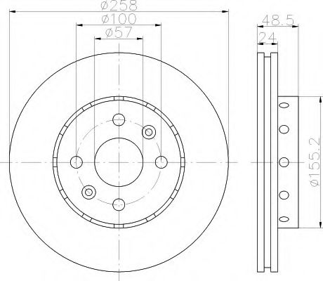 Imagine Disc frana HELLA 8DD 355 110-961