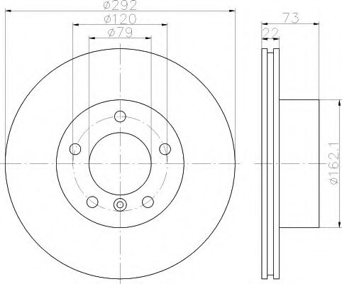 Imagine Disc frana HELLA 8DD 355 111-231