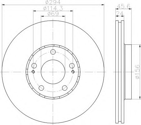 Imagine Disc frana HELLA 8DD 355 111-571