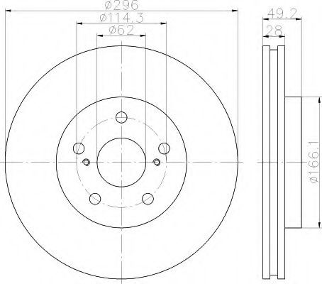 Imagine Disc frana HELLA 8DD 355 111-681