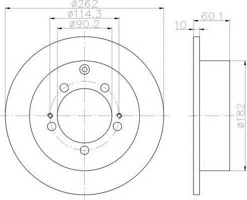 Imagine Disc frana HELLA 8DD 355 111-721