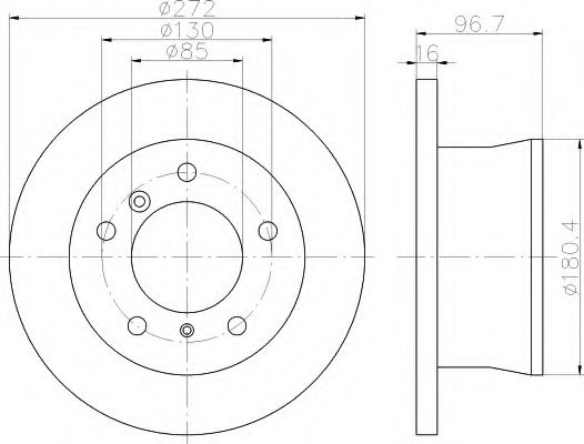 Imagine Disc frana HELLA 8DD 355 111-901