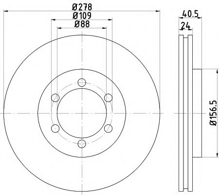 Imagine Disc frana HELLA 8DD 355 111-991