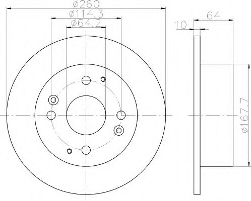 Imagine Disc frana HELLA 8DD 355 112-011