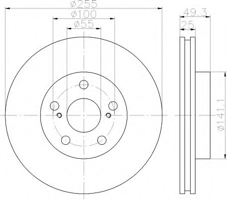 Imagine Disc frana HELLA 8DD 355 112-031